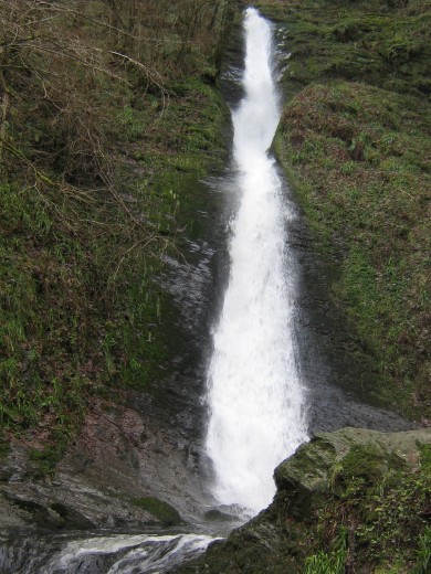 White Lady Falls, Lydford Gorge