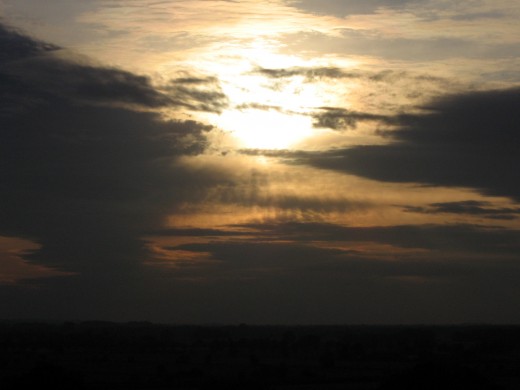 Sunset from Wearyall Hill