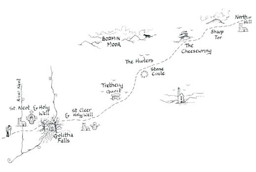 Mary Michael Pilgrims Way Cornwall: St Neot & Holy Well to North Hill